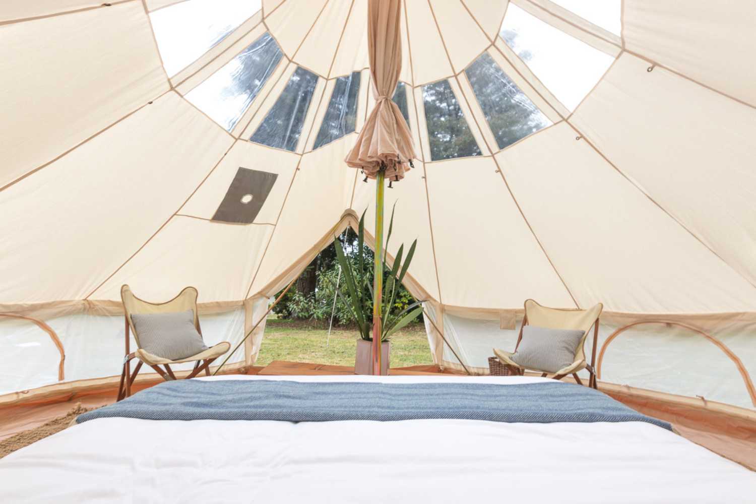 Life inTents Stella™ Stargazing 360 View Canvas Bell Tent 16' (5 Meters) - Escape Urban Life