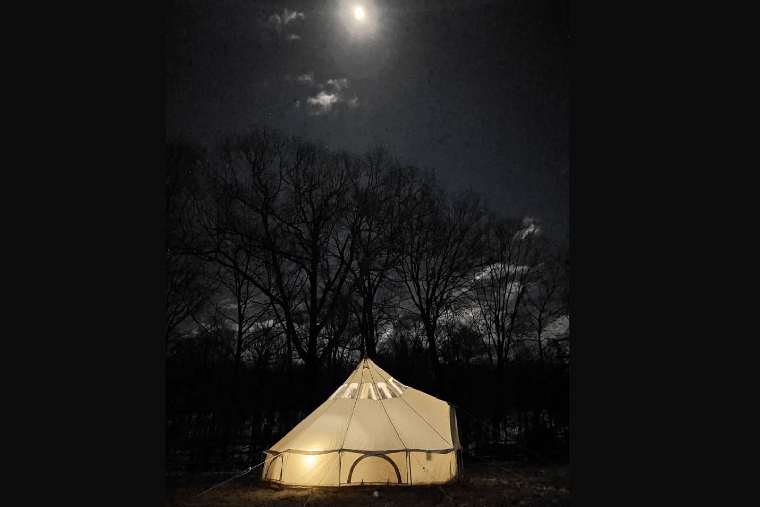 Life inTents Stella™ Stargazing 360 View Canvas Bell Tent 16' (5 Meters) - Escape Urban Life