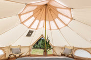 Life inTents Stella™ Stargazing 360 View Canvas Bell Tent 16' (5 Meters) - Escape Urban Life