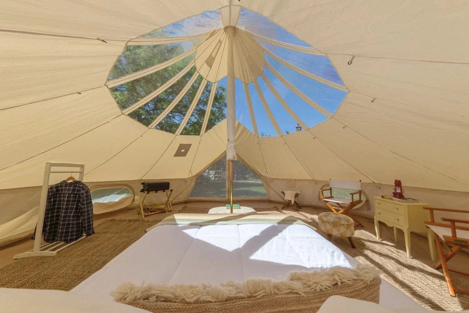 Life inTents Stella™ Stargazing 360 View Canvas Bell Tent 20' (6 Meters) - Escape Urban Life