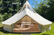 Life inTents Stella™ Stargazing 360 View Canvas Bell Tent 20' (6 Meters) - Escape Urban Life