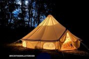 Life inTents Stella™ Stargazing 360 View Canvas Bell Tent 20' (6 Meters) - Escape Urban Life