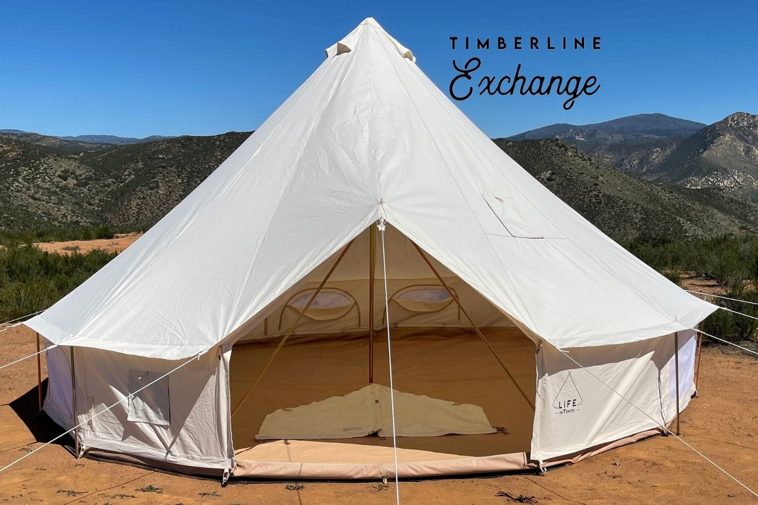 Life inTents Timberline Exchange Canvas Bell Tent 20' (6M) - Escape Urban Life