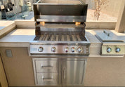 Outdoor Kitchen Stainless Steel Two Drawer - One Door Combo by Kokomo Grills - Escape Urban Life