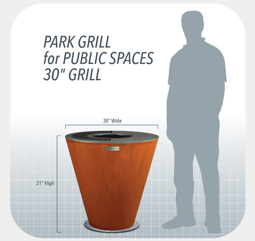 Park Grills For Public Spaces and High Traffic - Escape Urban Life